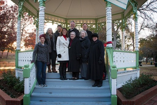 Ribbon Cutting - The New Van Cleave Bandstand